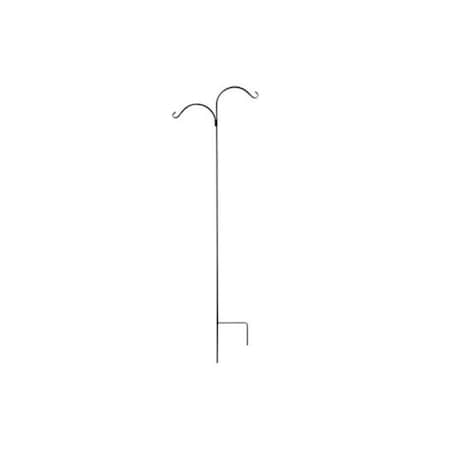 Panacea Products  84 in. Double Offset Shepherds Hook, Black Steel 259440